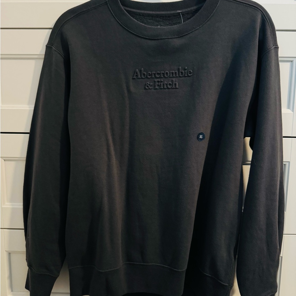 Abercrombie & Fitch Women’s Dark Grey Crewneck Sweatshirt